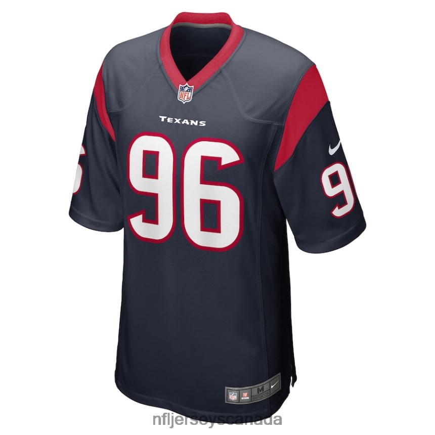 Men Houston Texans Maliek Collins Nike Navy Game Player Jersey Clothing NFL TBXFR66708
