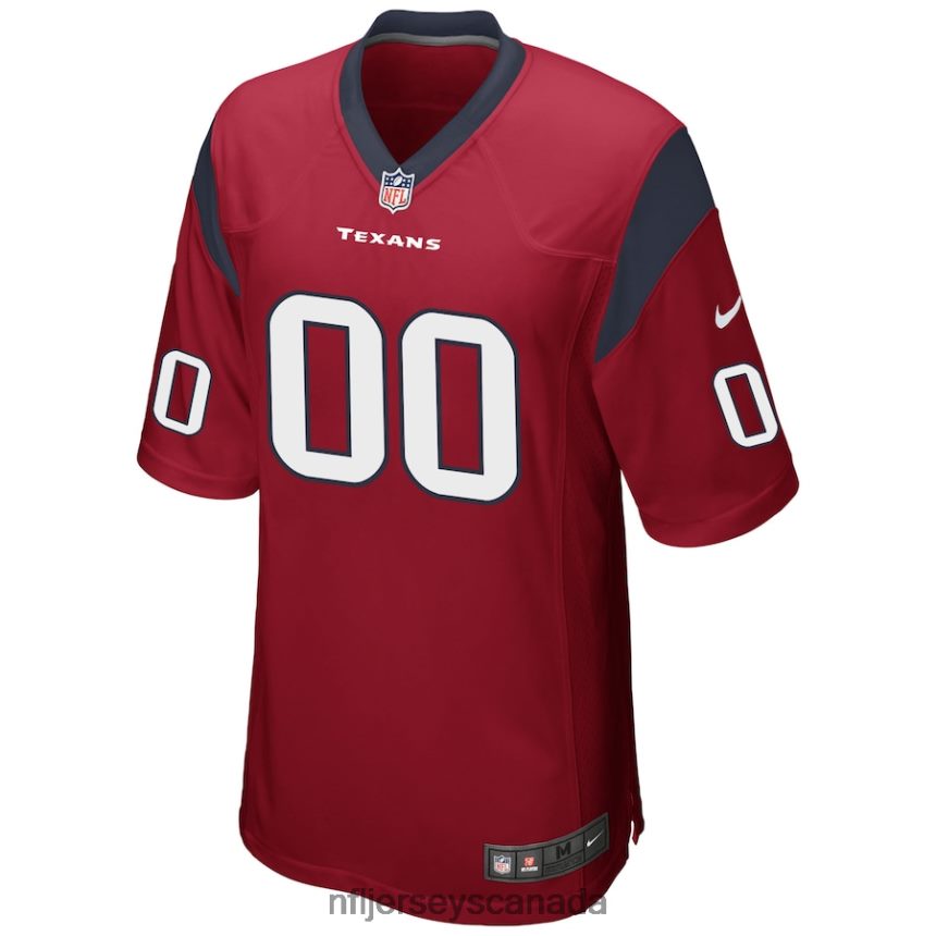 Men Houston Texans Nike Red Alternate Custom Game Jersey Clothing NFL TBXFR6531