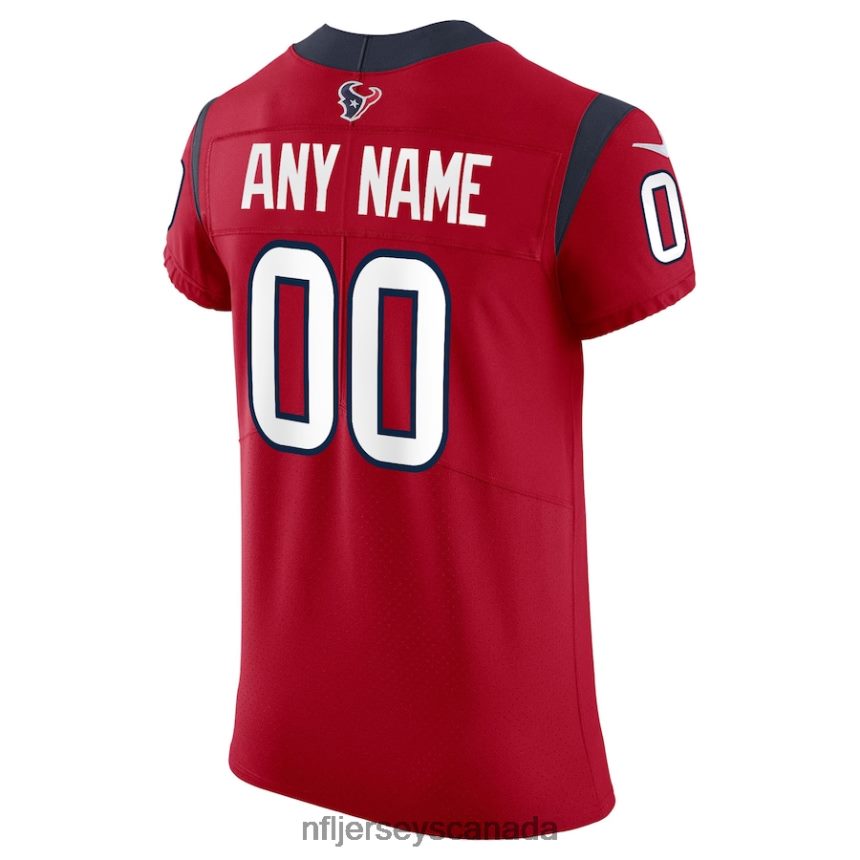 Men Houston Texans Nike Red Vapor Elite Custom Jersey Clothing NFL TBXFR65103