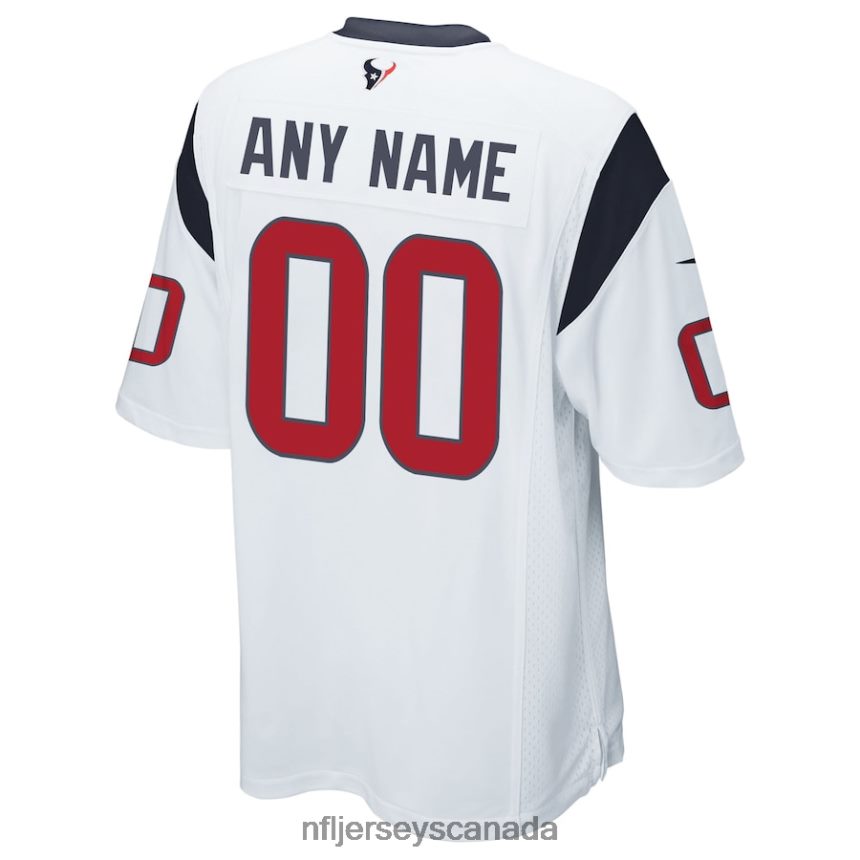 Men Houston Texans Nike White Custom Game Jersey Clothing NFL TBXFR6512