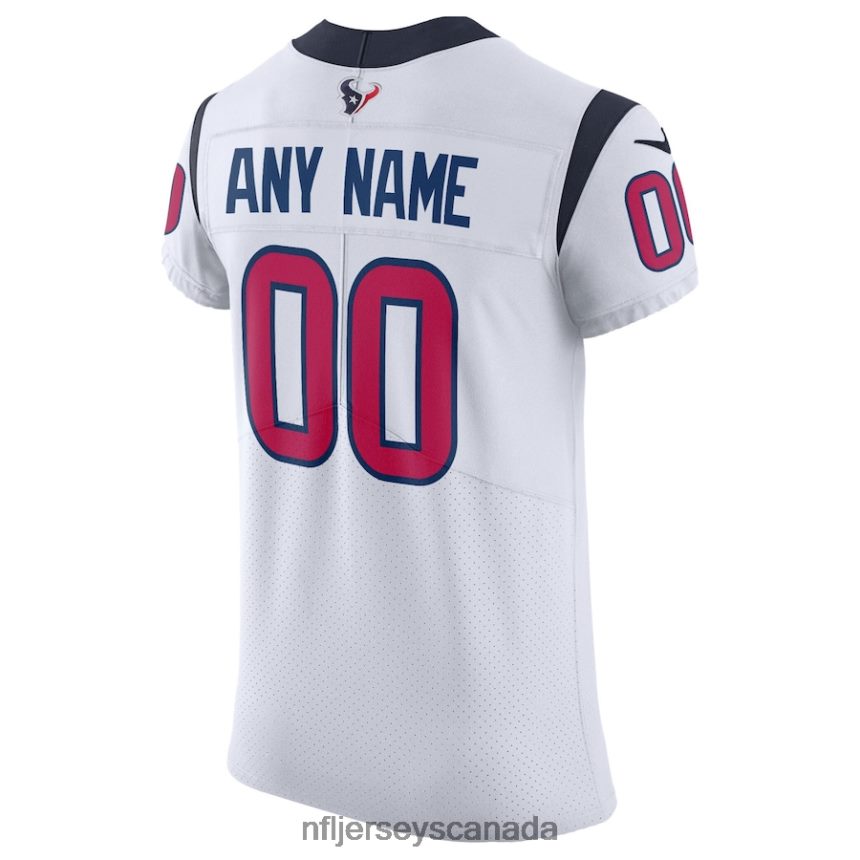 Men Houston Texans Nike White Vapor Untouchable Custom Elite Jersey Clothing NFL TBXFR64916