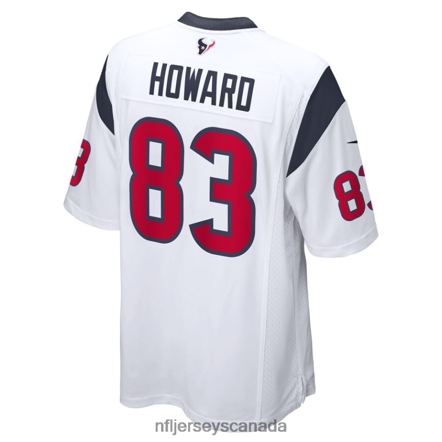 Men Houston Texans OJ Howard Nike White Game Player Jersey Clothing NFL TBXFR66361