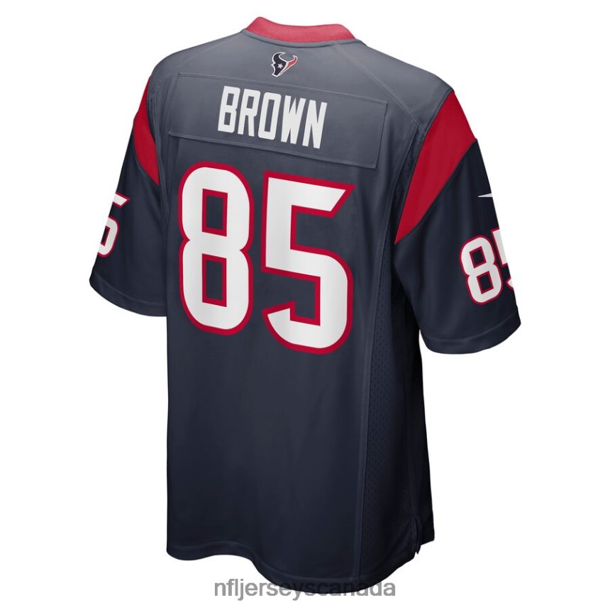 Men Houston Texans Pharaoh Brown Nike Navy Game Jersey Clothing NFL TBXFR65662