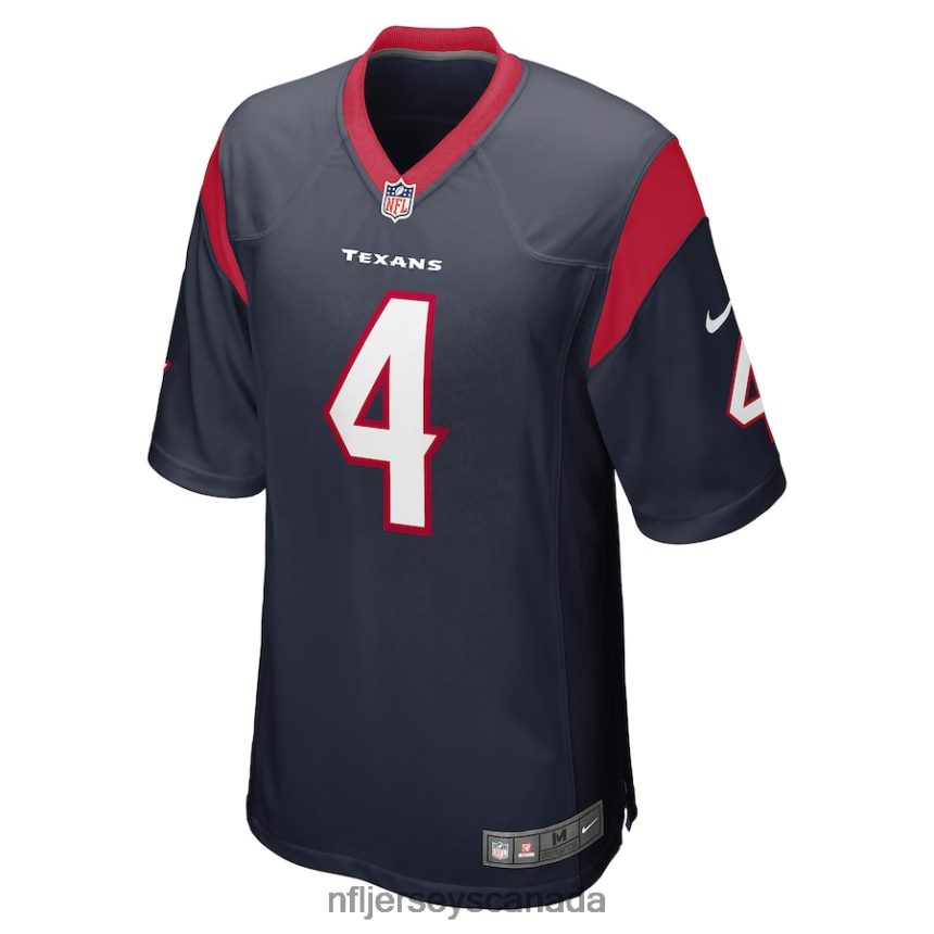 Men Houston Texans Phillip Dorsett II Nike Navy Game Jersey Clothing NFL TBXFR64227