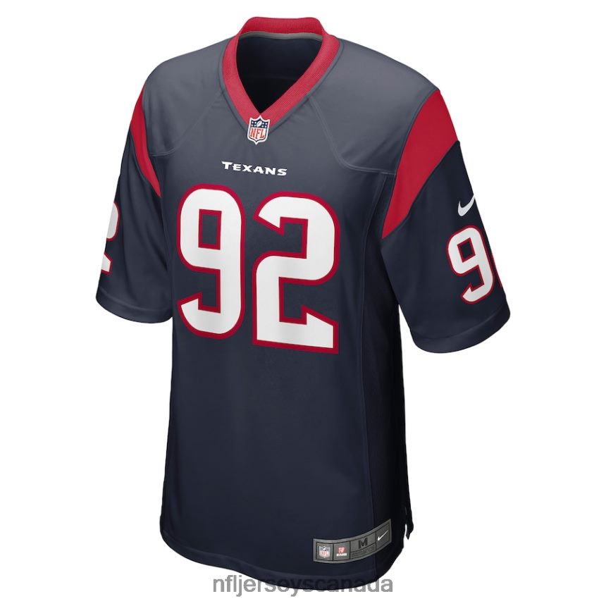 Men Houston Texans Rasheem Green Nike Navy Game Player Jersey Clothing NFL TBXFR64336