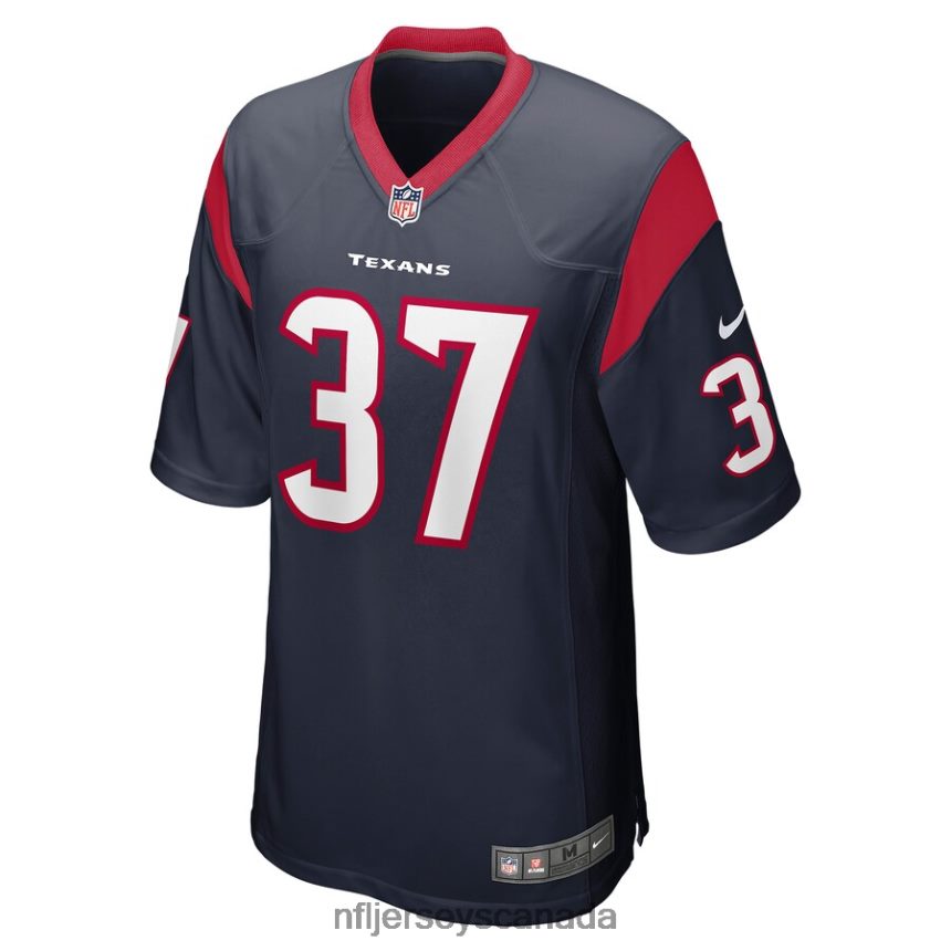 Men Houston Texans Tavierre Thomas Nike Navy Game Player Jersey Clothing NFL TBXFR67016
