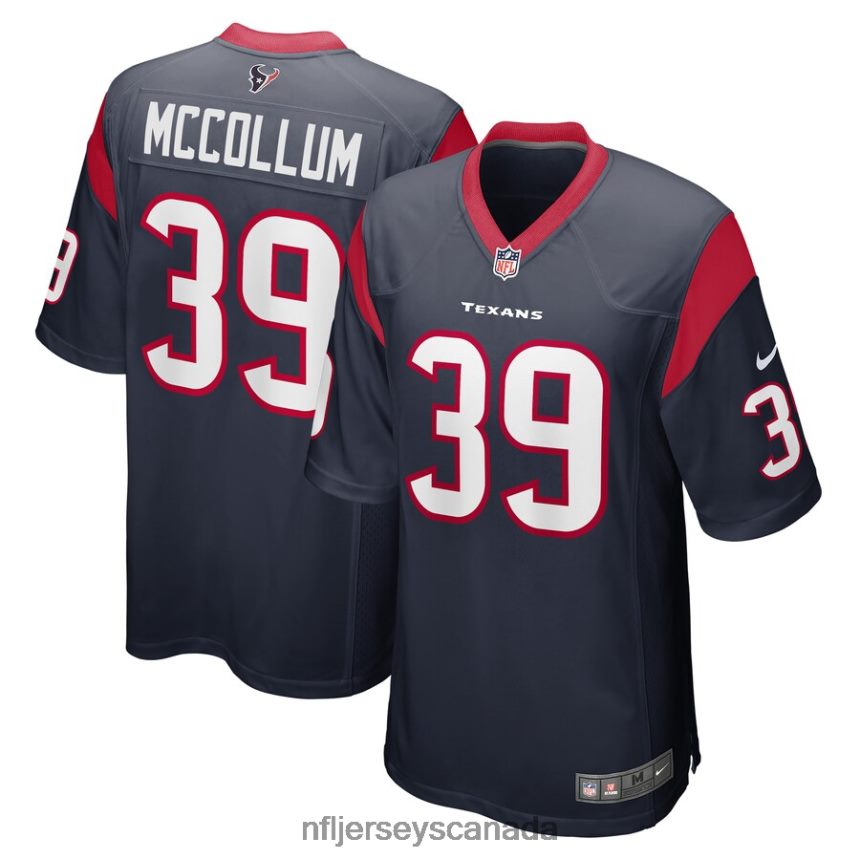 Men Houston Texans Tristin McCollum Nike Navy Game Player Jersey Clothing NFL TBXFR66267