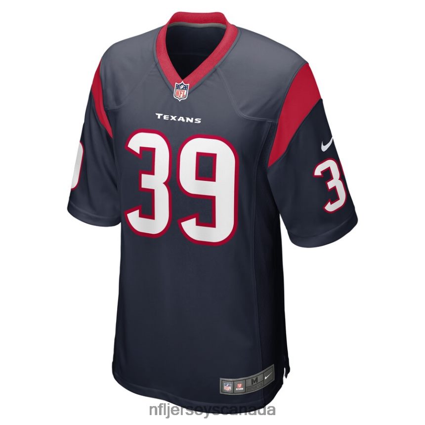 Men Houston Texans Tristin McCollum Nike Navy Game Player Jersey Clothing NFL TBXFR66267