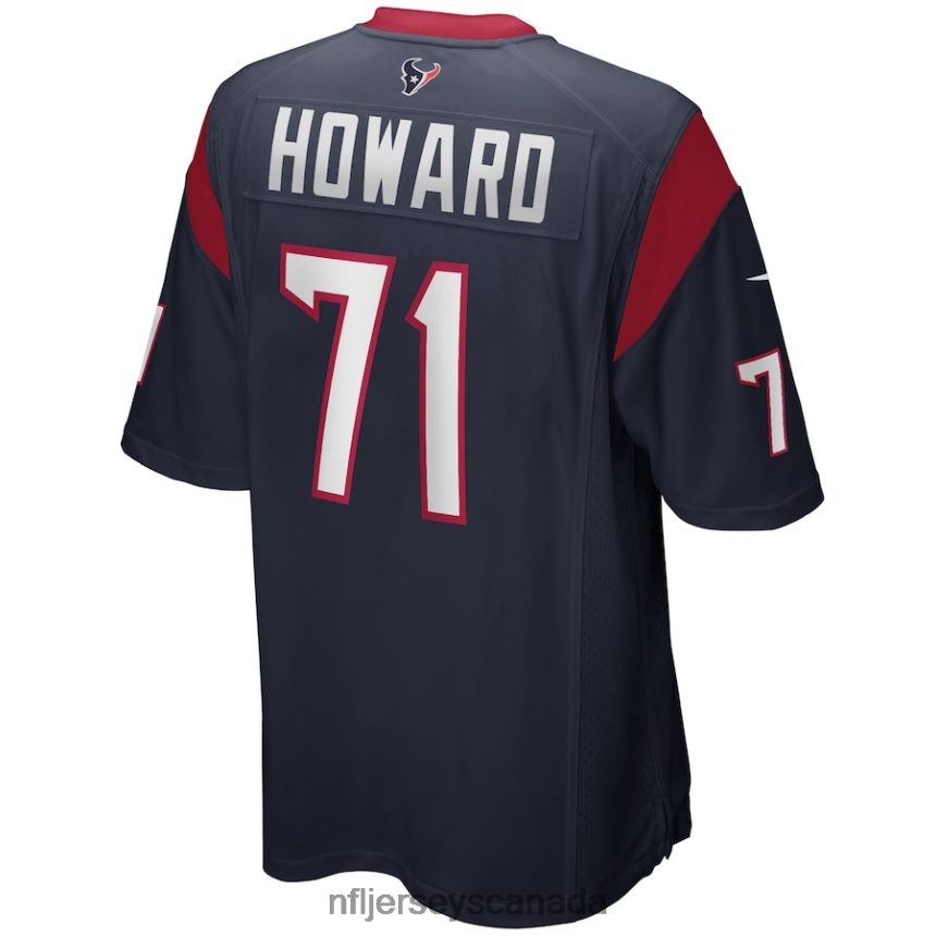 Men Houston Texans Tytus Howard Nike Navy Game Jersey Clothing NFL TBXFR64803