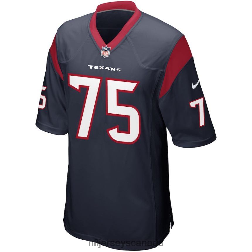 Men Houston Texans Vince Wilfork Nike Navy Blue Game Jersey Clothing NFL TBXFR64886
