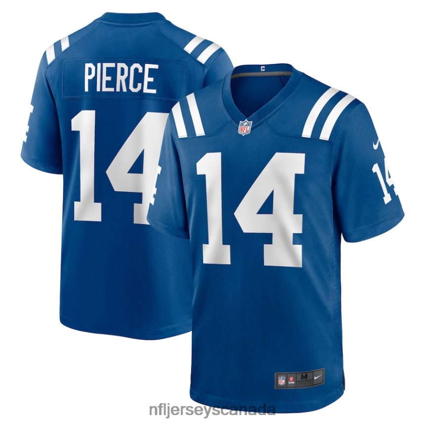 Men Indianapolis Colts Alec Pierce Nike Royal Player Game Jersey Clothing NFL TBXFR63082