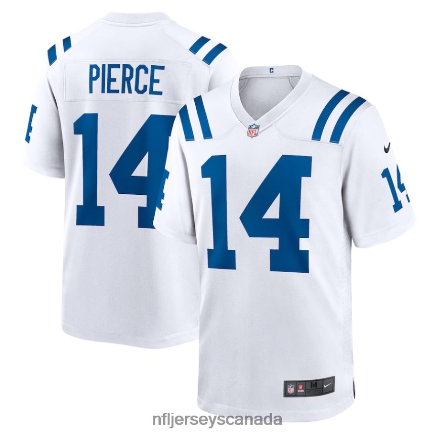 Men Indianapolis Colts Alec Pierce Nike White Away Game Player Jersey Clothing NFL TBXFR62727