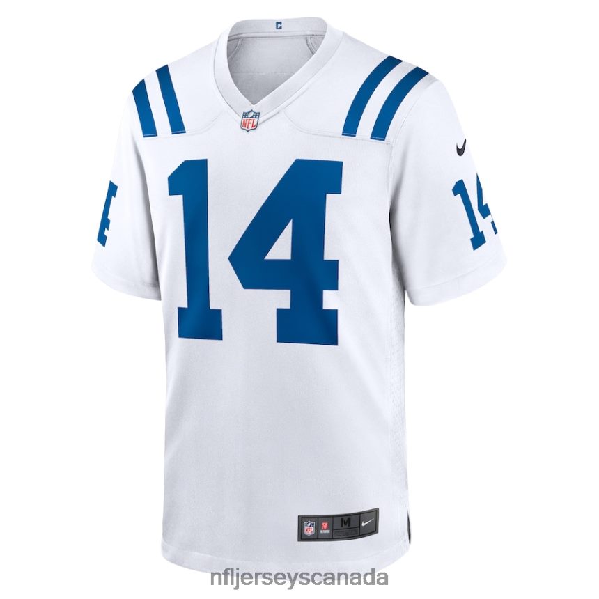 Men Indianapolis Colts Alec Pierce Nike White Away Game Player Jersey Clothing NFL TBXFR62727
