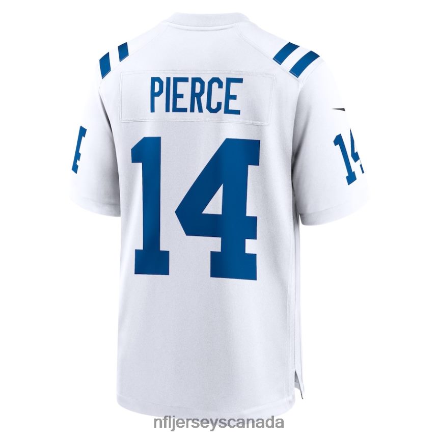 Men Indianapolis Colts Alec Pierce Nike White Away Game Player Jersey Clothing NFL TBXFR62727
