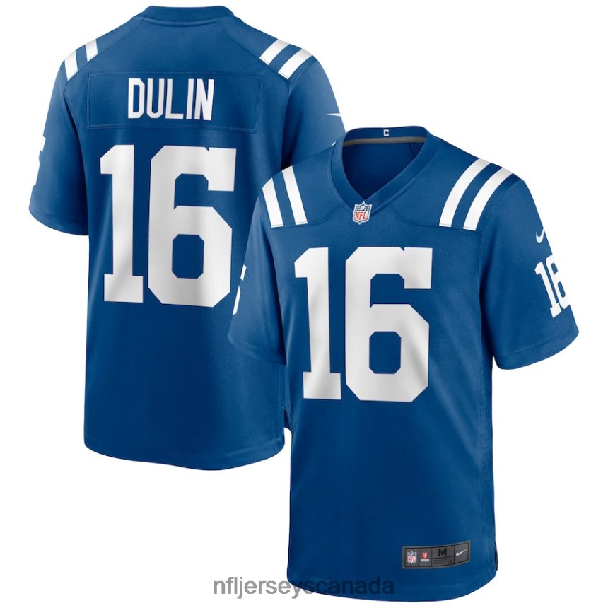 Men Indianapolis Colts Ashton Dulin Nike Royal Game Jersey Clothing NFL TBXFR64341