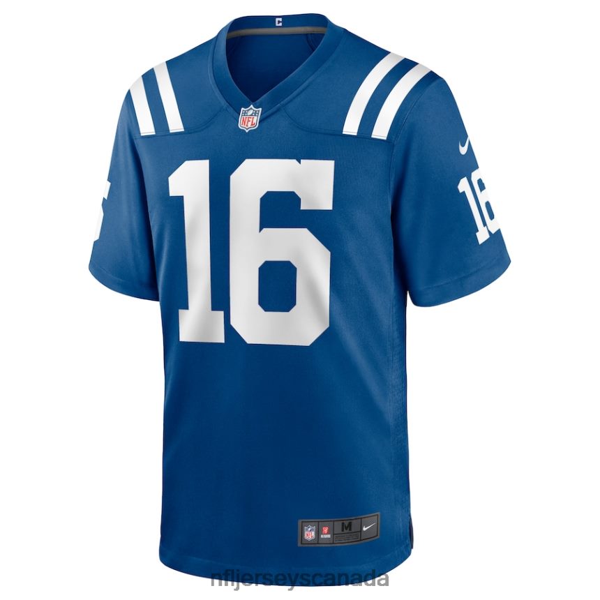 Men Indianapolis Colts Ashton Dulin Nike Royal Game Jersey Clothing NFL TBXFR64341