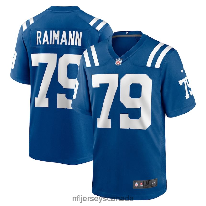 Men Indianapolis Colts Bernhard Raimann Nike Royal Player Game Jersey Clothing NFL TBXFR64317