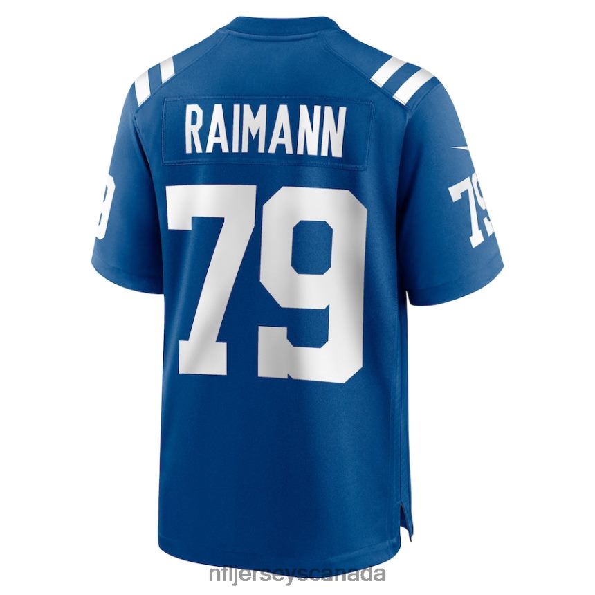 Men Indianapolis Colts Bernhard Raimann Nike Royal Player Game Jersey Clothing NFL TBXFR64317