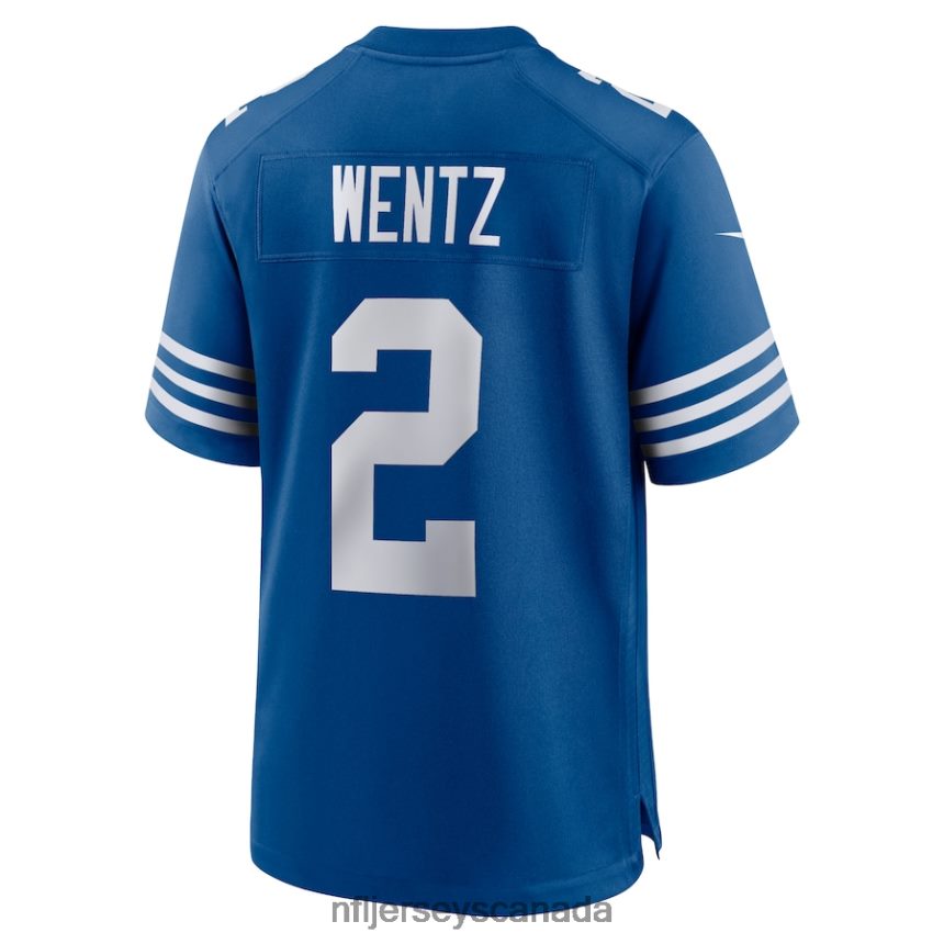 Men Indianapolis Colts Carson Wentz Nike Royal Alternate Game Jersey Clothing NFL TBXFR62172