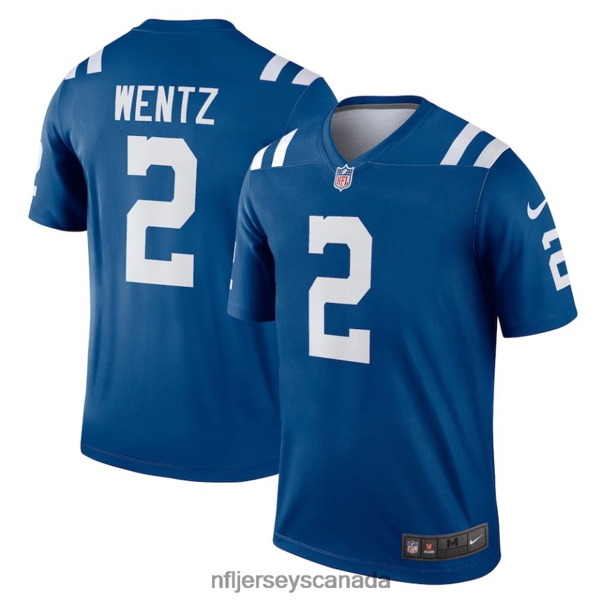 Men Indianapolis Colts Carson Wentz Nike Royal Legend Jersey Clothing NFL TBXFR62193