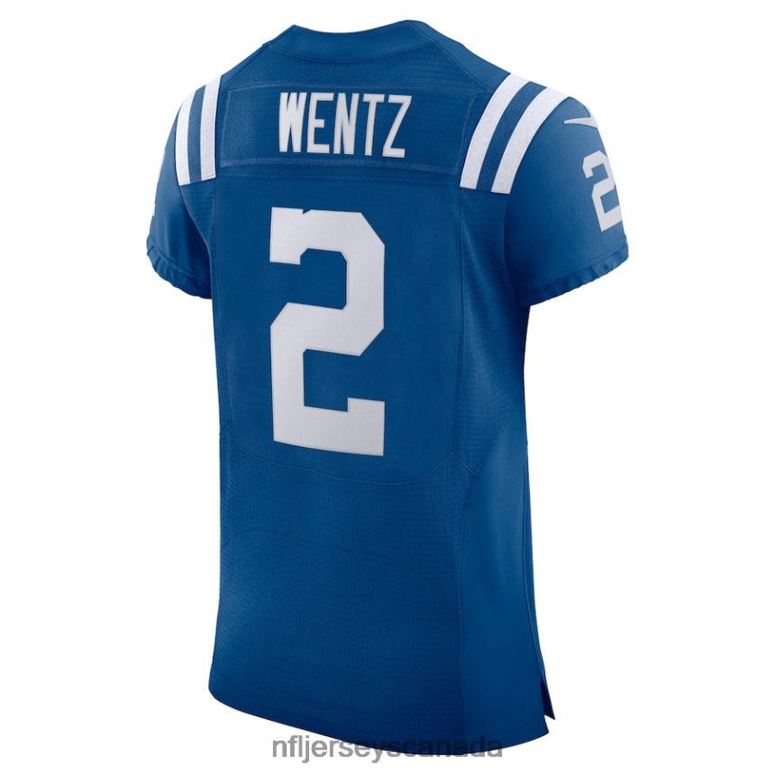 Men Indianapolis Colts Carson Wentz Nike Royal Vapor Elite Player Jersey Clothing NFL TBXFR62752