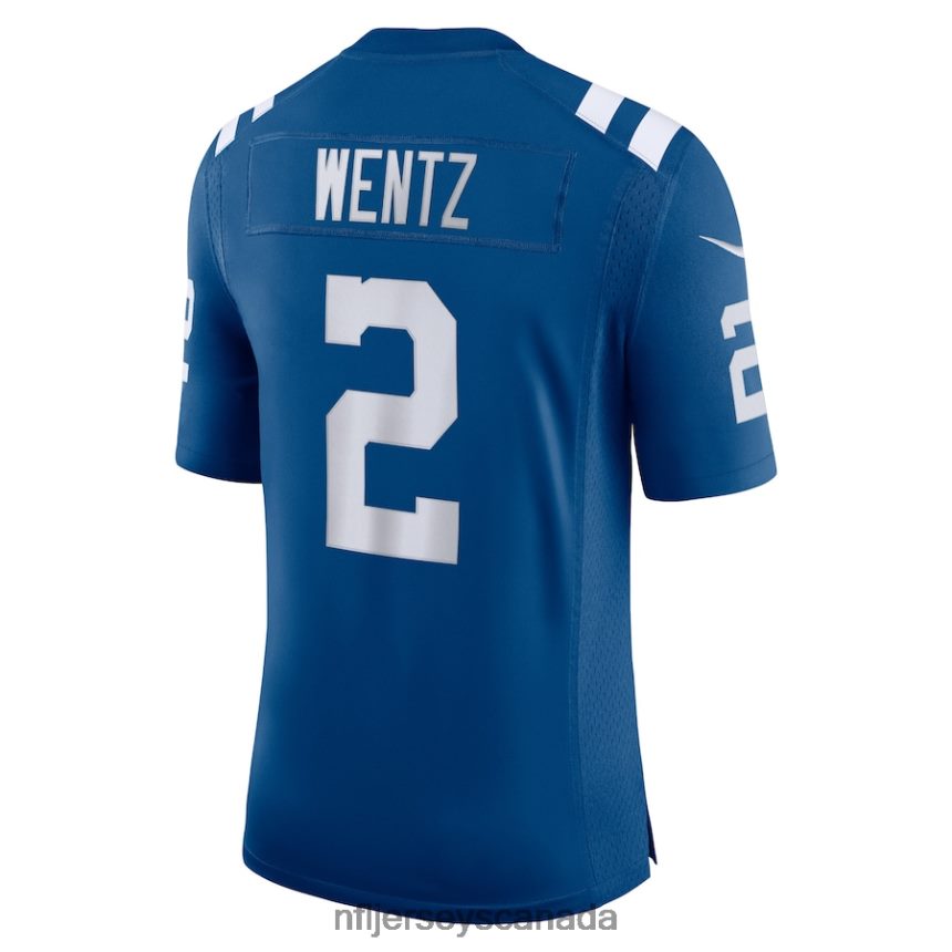 Men Indianapolis Colts Carson Wentz Nike Royal Vapor Limited Jersey Clothing NFL TBXFR62489