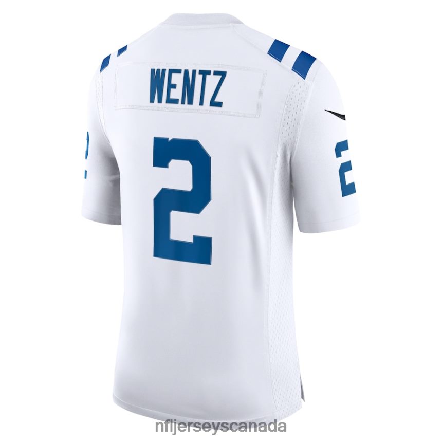 Men Indianapolis Colts Carson Wentz Nike White Vapor Limited Jersey Clothing NFL TBXFR62892