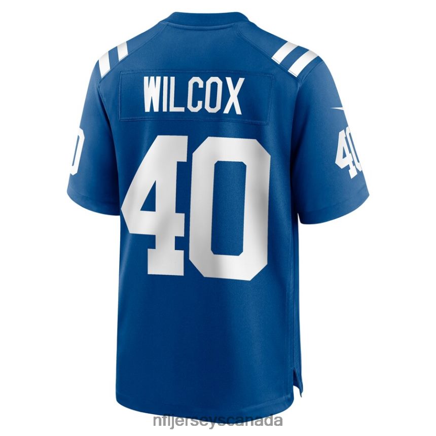 Men Indianapolis Colts Chris Wilcox Nike Royal Game Jersey Clothing NFL TBXFR66584