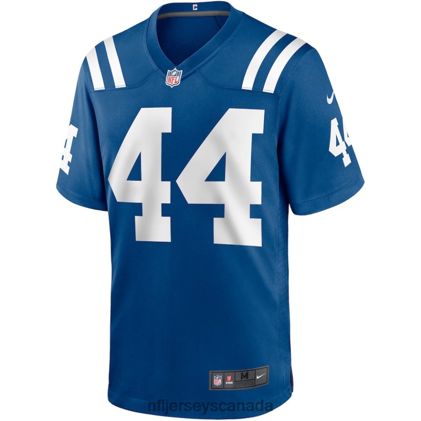 Men Indianapolis Colts Dallas Clark Nike Royal Game Retired Player Jersey Clothing NFL TBXFR66419