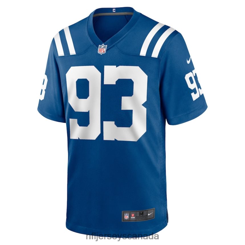 Men Indianapolis Colts Eric Johnson Nike Royal Player Game Jersey Clothing NFL TBXFR64197
