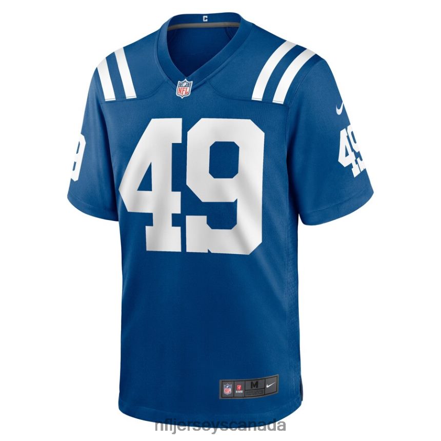 Men Indianapolis Colts Forrest Rhyne Nike Royal Game Player Jersey Clothing NFL TBXFR66431