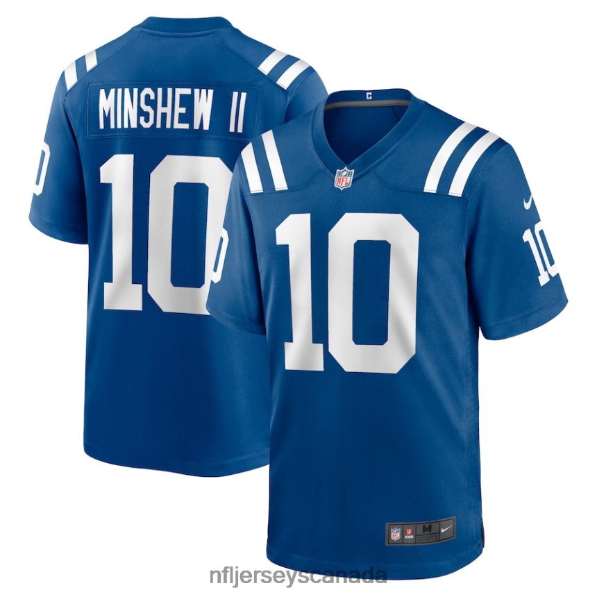 Men Indianapolis Colts Gardner Minshew II Nike Royal Game Jersey Clothing NFL TBXFR6567