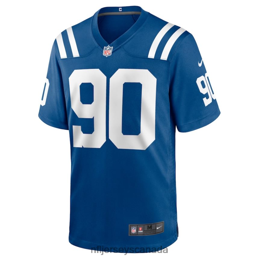 Men Indianapolis Colts Grover Stewart Nike Royal Game Jersey Clothing NFL TBXFR63215