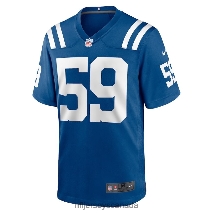 Men Indianapolis Colts Ifeadi Odenigbo Nike Royal Game Player Jersey Clothing NFL TBXFR66346