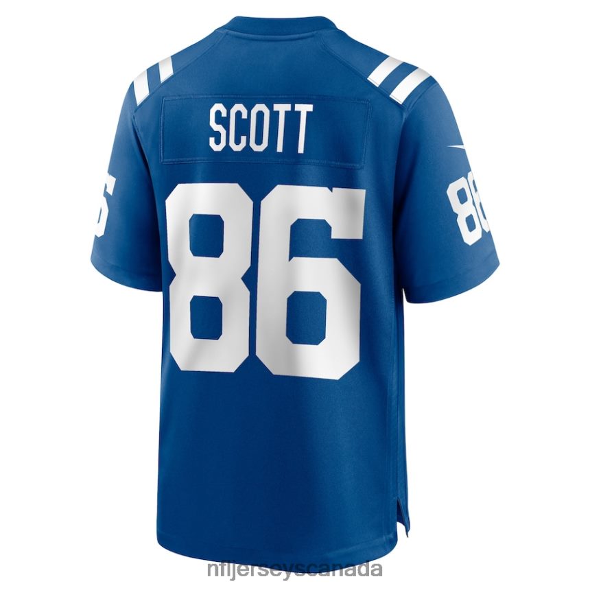 Men Indianapolis Colts Jared Scott Nike Royal Game Player Jersey Clothing NFL TBXFR67102