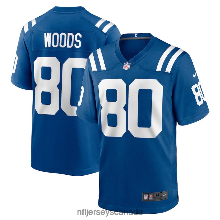 Men Indianapolis Colts Jelani Woods Nike Royal Player Game Jersey Clothing NFL TBXFR64676