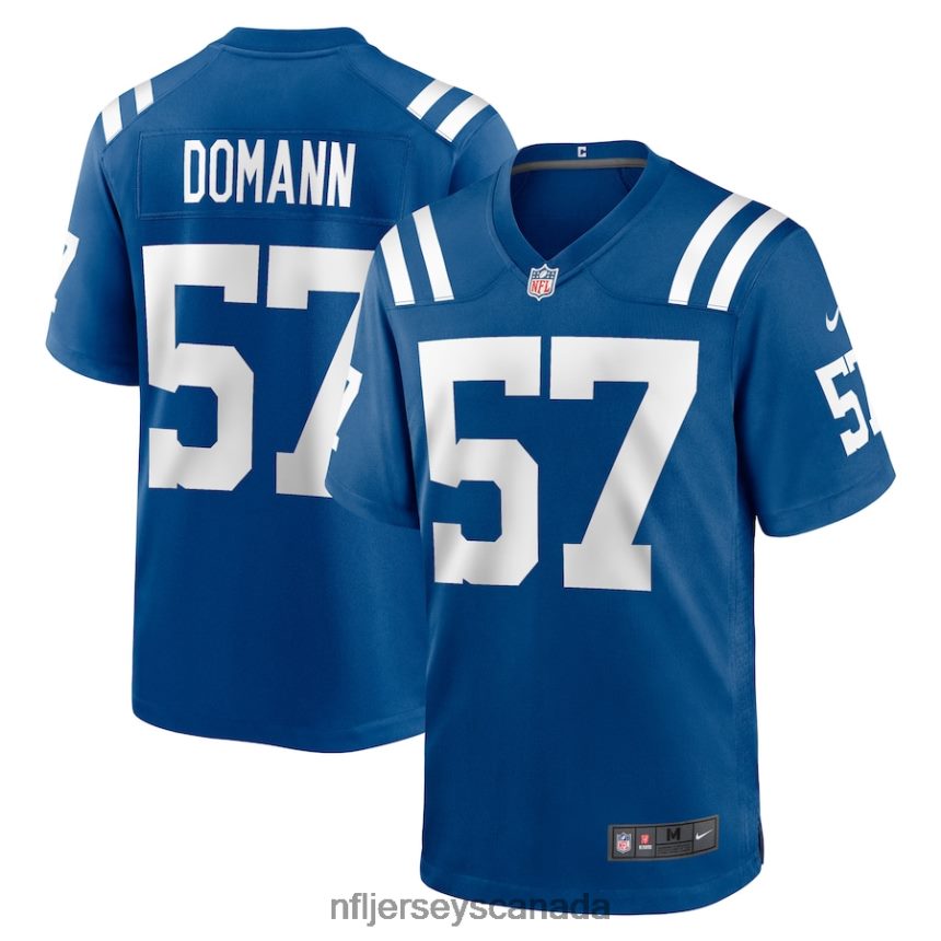 Men Indianapolis Colts JoJo Domann Nike Royal Game Player Jersey Clothing NFL TBXFR65669