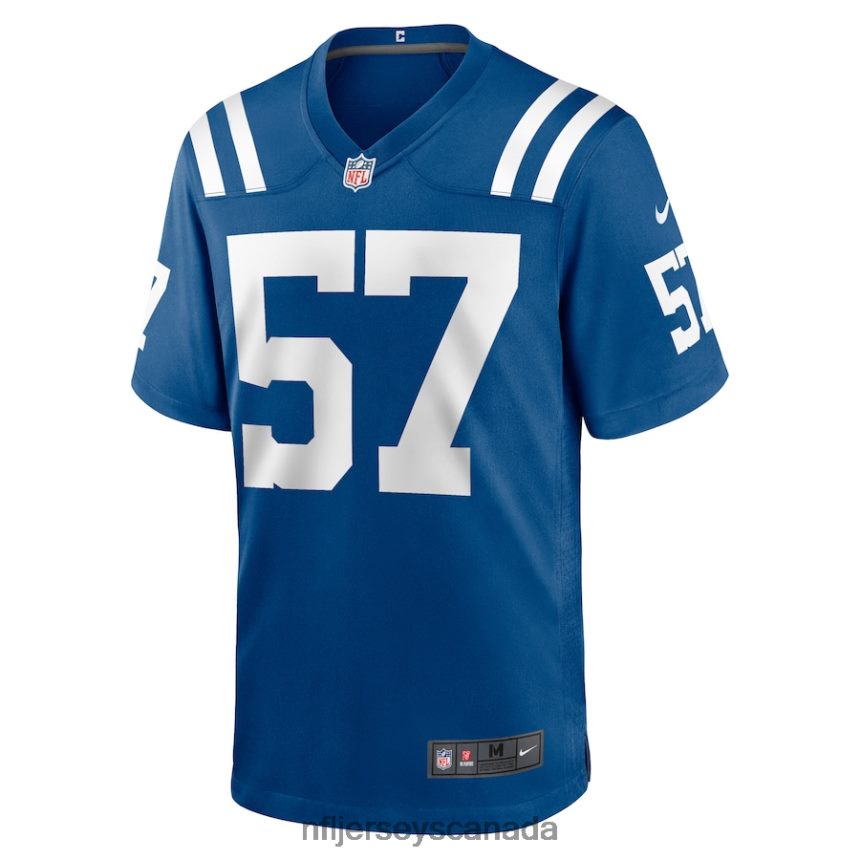 Men Indianapolis Colts JoJo Domann Nike Royal Game Player Jersey Clothing NFL TBXFR65669