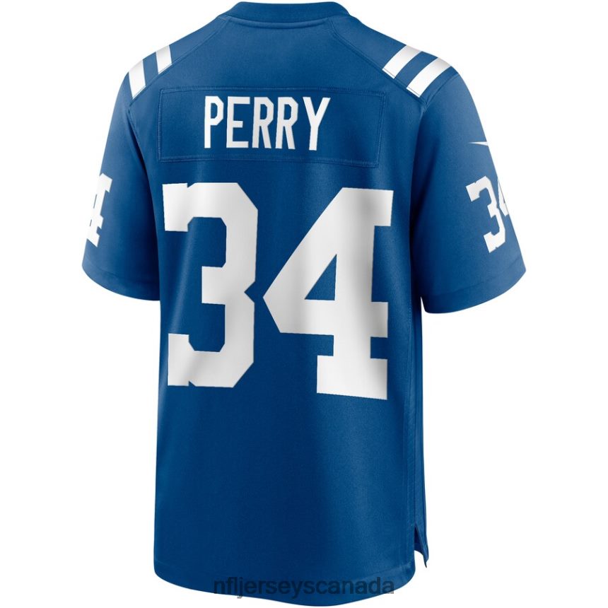 Men Indianapolis Colts Joe Perry Nike Royal Game Retired Player Jersey Clothing NFL TBXFR66342