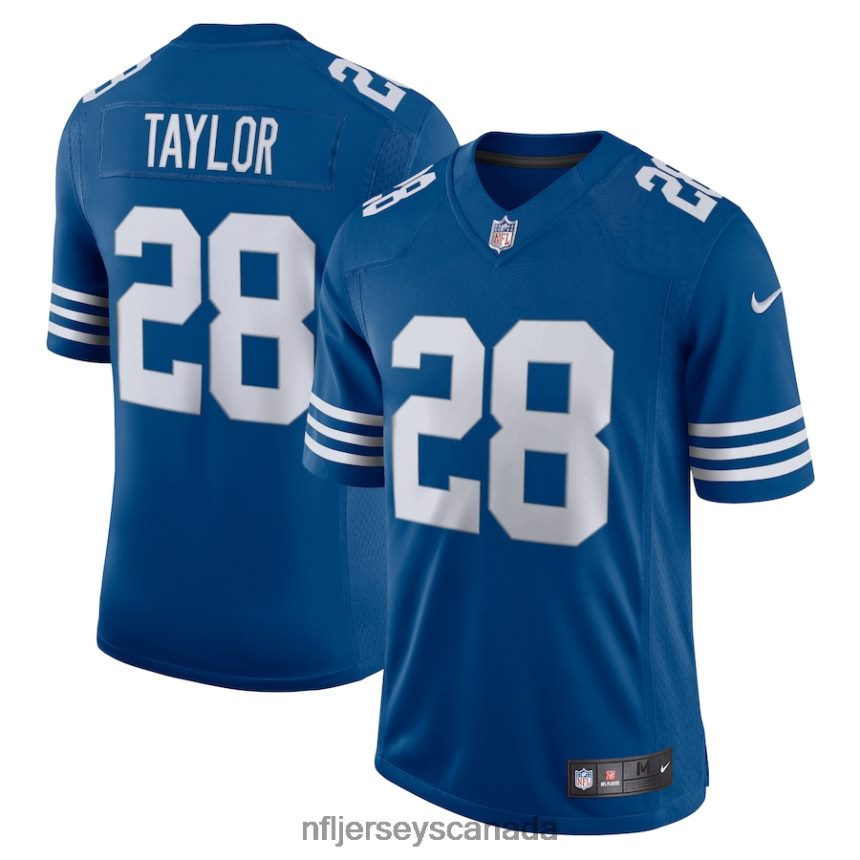 Men Indianapolis Colts Jonathan Taylor Nike Royal Alternate Vapor Limited Jersey Clothing NFL TBXFR61753