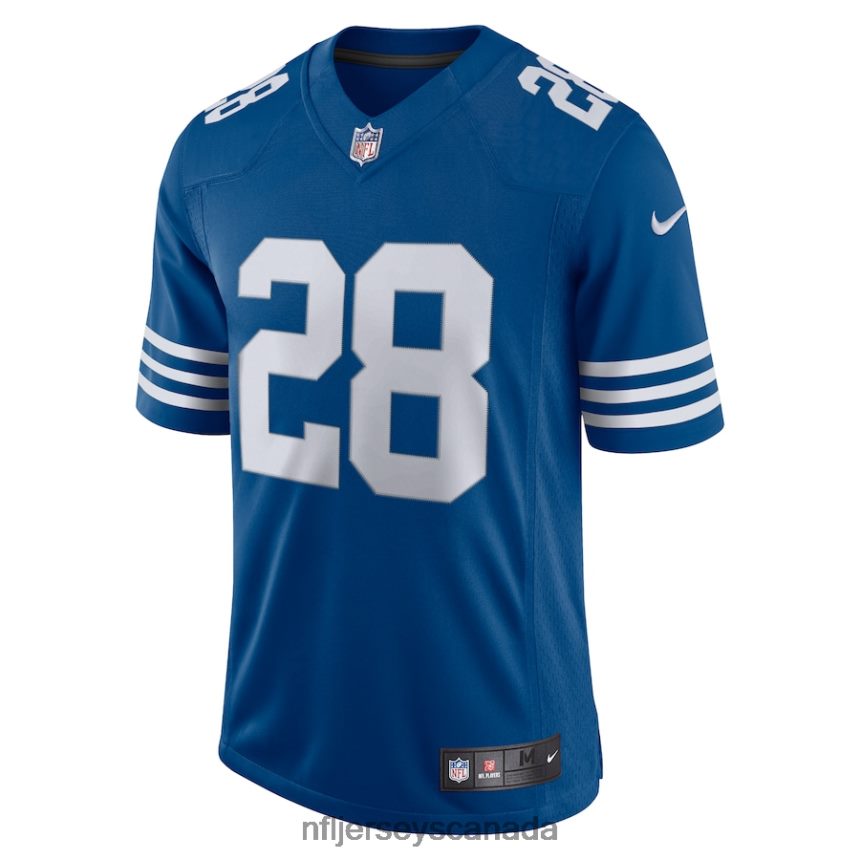 Men Indianapolis Colts Jonathan Taylor Nike Royal Alternate Vapor Limited Jersey Clothing NFL TBXFR61753