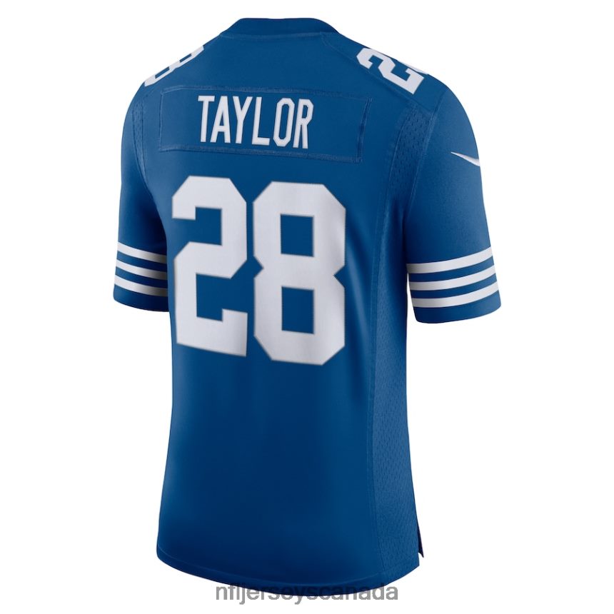 Men Indianapolis Colts Jonathan Taylor Nike Royal Alternate Vapor Limited Jersey Clothing NFL TBXFR61753