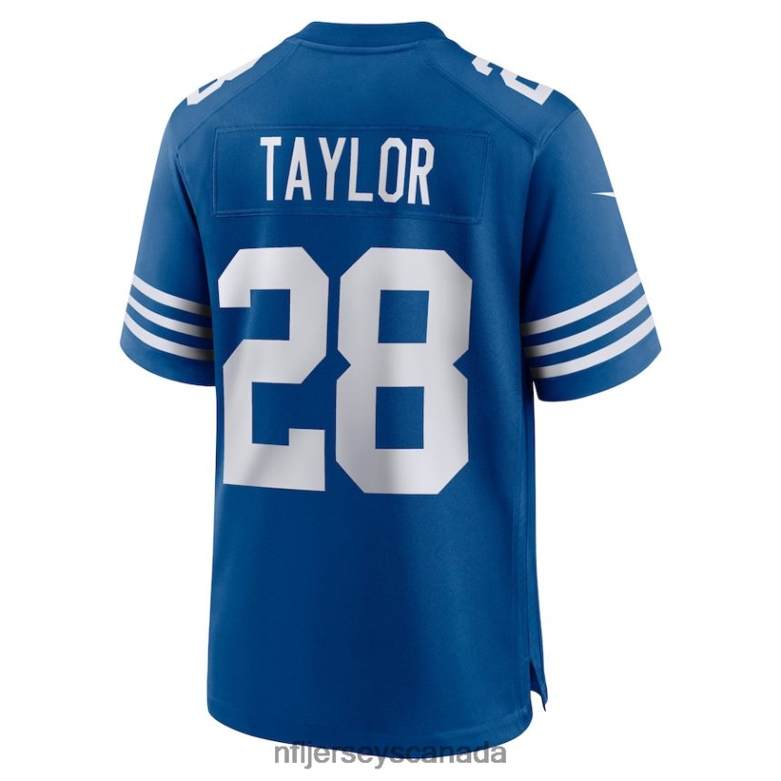 Men Indianapolis Colts Jonathan Taylor Nike Royal Game Player Jersey Clothing NFL TBXFR64324