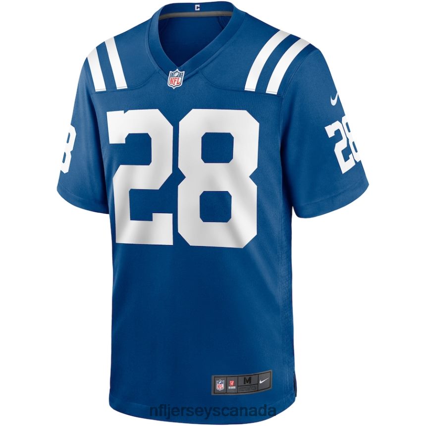 Men Indianapolis Colts Jonathan Taylor Nike Royal Player Game Jersey Clothing NFL TBXFR64141
