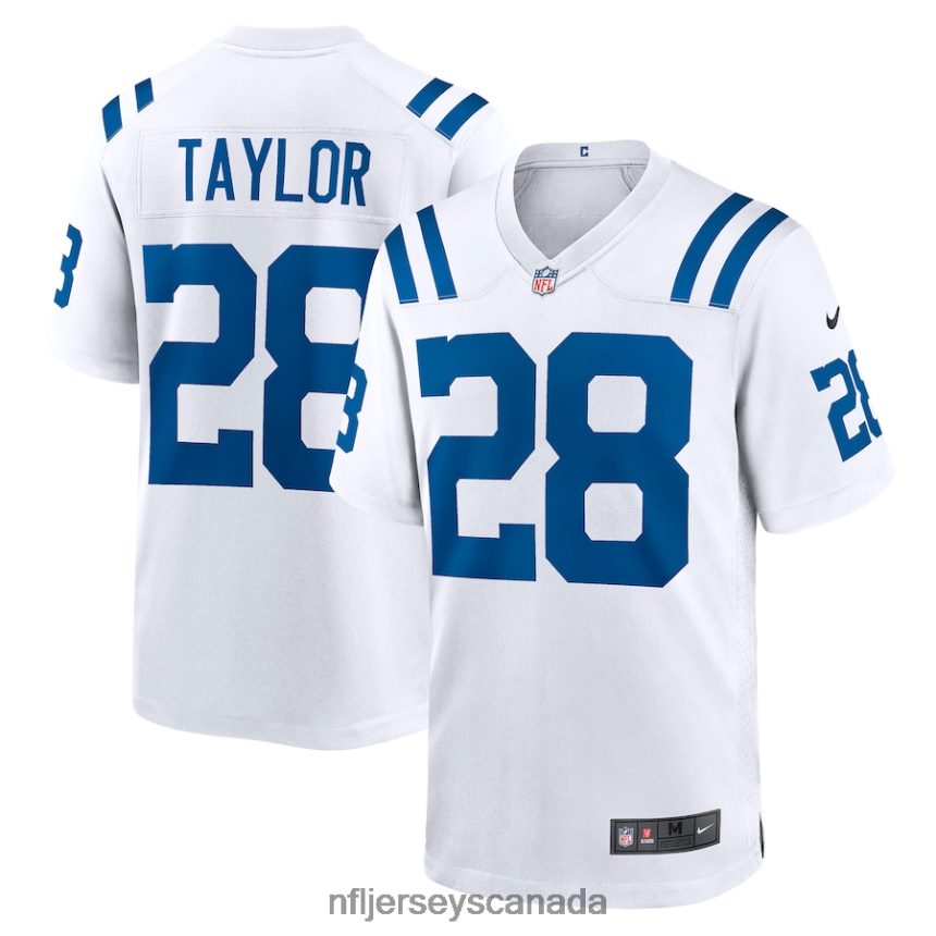Men Indianapolis Colts Jonathan Taylor Nike White Player Game Jersey Clothing NFL TBXFR64920