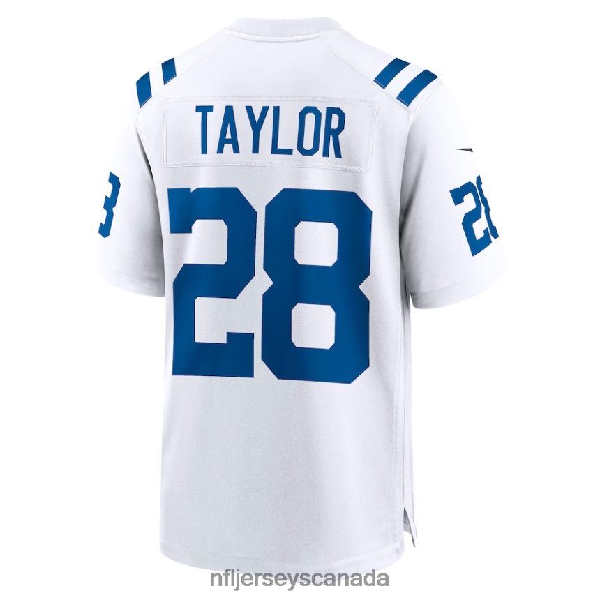 Men Indianapolis Colts Jonathan Taylor Nike White Player Game Jersey Clothing NFL TBXFR64920