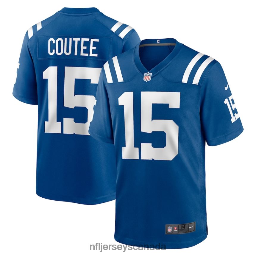 Men Indianapolis Colts Keke Coutee Nike Royal Game Jersey Clothing NFL TBXFR64904