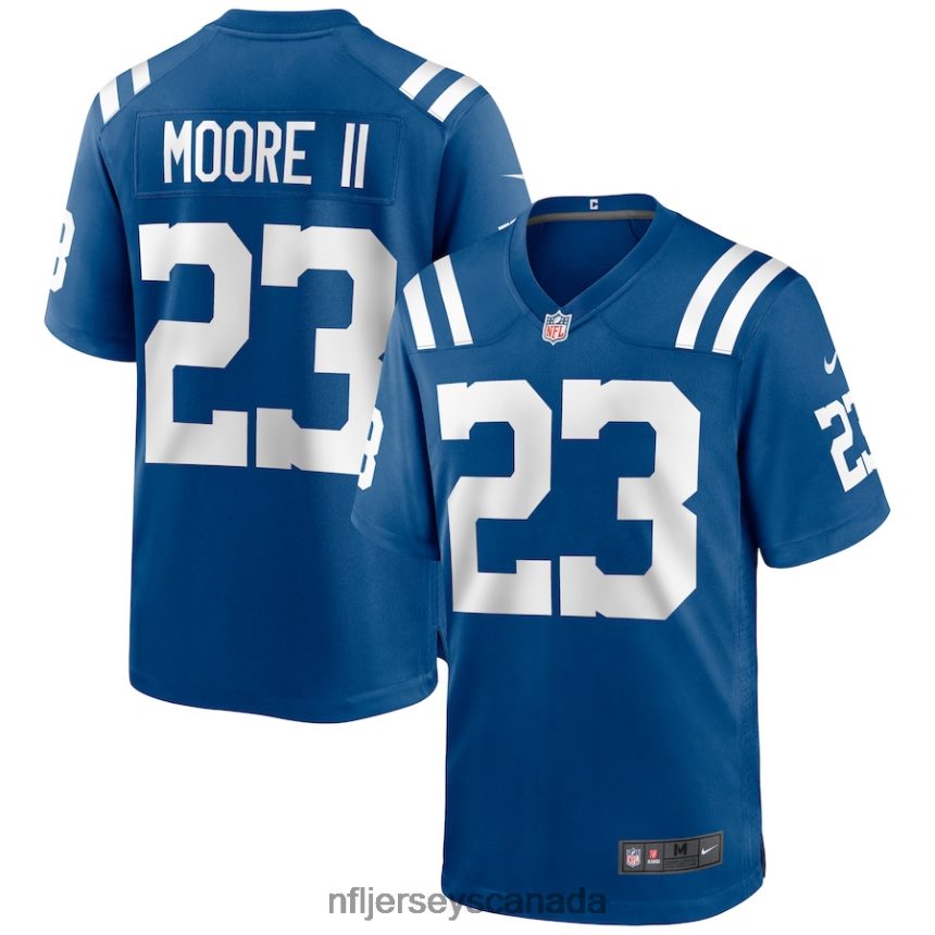 Men Indianapolis Colts Kenny Moore II Nike Royal Game Jersey Clothing NFL TBXFR62655