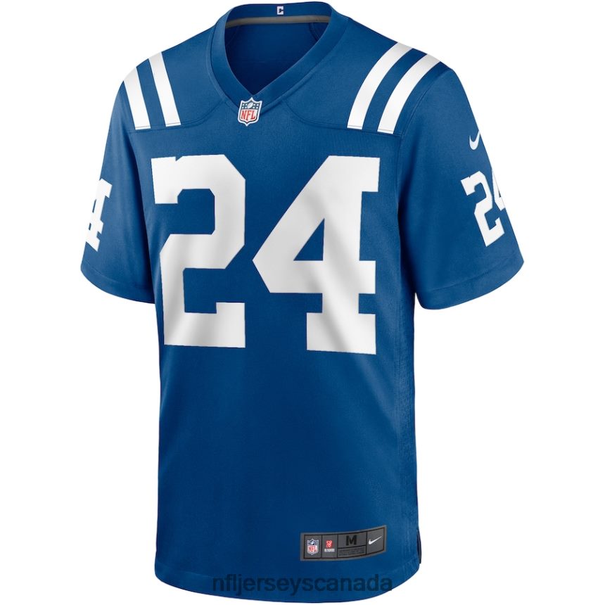 Men Indianapolis Colts Lenny Moore Nike Royal Game Retired Player Jersey Clothing NFL TBXFR66760