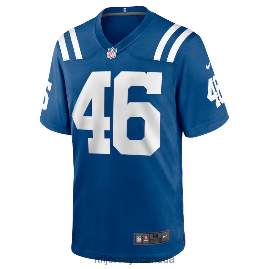 Men Indianapolis Colts Luke Rhodes Nike Royal Game Jersey Clothing NFL TBXFR64337